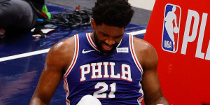 Beitragsbild des Blogbeitrags NBA: Meniskusriss! Embiid droht längere Pause