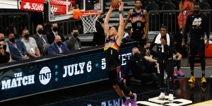Beitragsbild des Blogbeitrags NBA: Suns dominieren auch Spiel 2! Paul überragt, keine Hilfe für MVP Jokic