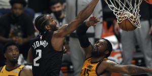 Beitragsbild des Blogbeitrags NBA: Demontage! Kawhi mit Dunk der Playoffs und Gala gegen Utah 