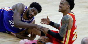 Beitragsbild des Blogbeitrags NBA: Mega-Comeback der Hawks! Top-Seed Sixers nach epischen Einbruch vor dem Aus