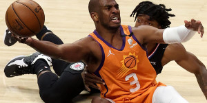 Beitragsbild des Blogbeitrags NBA: CP3 spielte vs. Clippers mit mehreren angerissenen Bändern