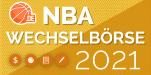 Beitragsbild des Blogbeitrags NBA-Wechselbörse 2021 ist online 