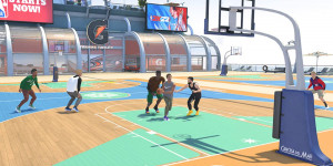 Beitragsbild des Blogbeitrags NBA: Zocken auf Kreuzfahrtschiff und große Zweifel: Das neue NBA 2K im Test