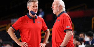 Beitragsbild des Blogbeitrags NBA: Team USA: Kerr wohl Favorit auf die Popovich-Nachfolge 
