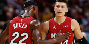 Beitragsbild des Blogbeitrags NBA: Überragende Teamleistung! Miami baut Siegesserie gegen Mavs weiter aus