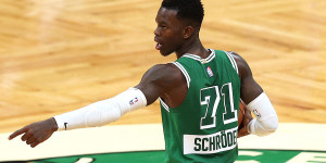 Beitragsbild des Blogbeitrags NBA: Dennis Schröder begeistert die Boston Celtics: “Er findet seinen Weg”