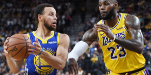 Beitragsbild des Blogbeitrags NBA: LeBron schwärmt von Curry: “Einmaliger Spieler” 