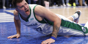 Beitragsbild des Blogbeitrags NBA: Der Knöchel! Mavs bangen um Doncic