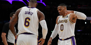Beitragsbild des Blogbeitrags NBA: “Ihn nervt das genauso”: LeBron verteidigt schwachen Westbrook
