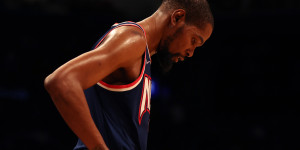 Beitragsbild des Blogbeitrags NBA: “Beschissene Einstellung”: Durant motzt gegen eigenes Team