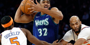 Beitragsbild des Blogbeitrags NBA: Towns bringt New York zum Schweigen – Klay heiß bei Warriors-Erfolg