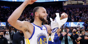 Beitragsbild des Blogbeitrags NBA: Buzzer-Beater! Curry rettet die Dubs – Debakel für Philly und Boston 