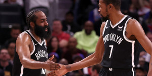 Beitragsbild des Blogbeitrags NBA: Nets: KD pocht wohl auf Harden-Verbleib