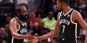 Beitragsbild des Blogbeitrags NBA: Nets: KD pocht wohl auf Harden-Verbleib 