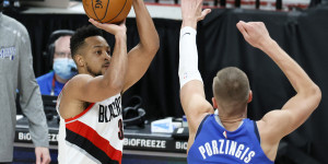 Beitragsbild des Blogbeitrags NBA: Neuer Backcourt-Partner für Doncic? Mavs wohl an Blazers-Star interessiert 