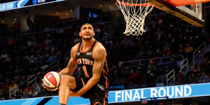 Beitragsbild des Blogbeitrags NBA: Slam Dunk Contest beim NBA All-Star Game 2022 im Video – Die kompletten Highlights 