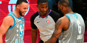 Beitragsbild des Blogbeitrags NBA: “Von einem anderen Planeten”: LeBron schwärmt von Curry