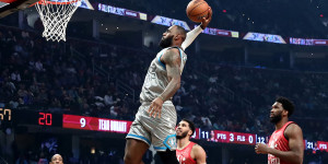 Beitragsbild des Blogbeitrags NBA: Gamewinner LeBron! Team LBJ siegt bei irrer Rekord-Show von MVP Curry