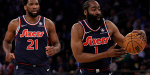 Beitragsbild des Blogbeitrags NBA: Embiid nicht zu stoppen! Sixers gewinnen Foulfestival in New York