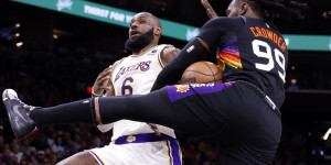 Beitragsbild des Blogbeitrags NBA: Lakers chancenlos! Nächste Klatsche für LeBron – KD-Show zu viel für NYK 