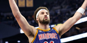 Beitragsbild des Blogbeitrags NBA: Bester Klay seit 2019! Heiße Warriors schießen Bucks im Topspiel ab