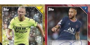 Beitragsbild des Blogbeitrags 2021-22 Topps UEFA Champions League Soccer Cards Checklist