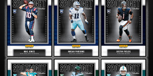 Beitragsbild des Blogbeitrags 2021 Panini Instant Spotlight Rookies Football Cards – Checklist Added