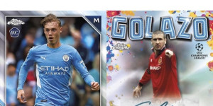 Beitragsbild des Blogbeitrags 2021-22 Topps Chrome UEFA Champions League Soccer Cards – Checklist Added