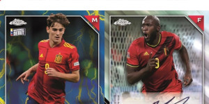 Beitragsbild des Blogbeitrags 2022 Topps Chrome Road to UEFA Nations League Finals Soccer Cards 