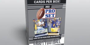 Beitragsbild des Blogbeitrags 2022 Pro Set Draft Football Blaster Cards – Checklist Added 