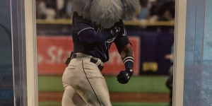Beitragsbild des Blogbeitrags Group Breaker CardFanz Returns Wander Franco Mascot Card