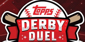 Beitragsbild des Blogbeitrags 2022 Topps Derby Duel Baseball Promo Cards and Game Details 