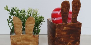 Beitragsbild des Blogbeitrags Upcycling: Osterkörbchen selber basteln