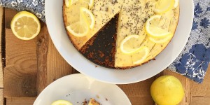 Beitragsbild des Blogbeitrags Zitronen Chia Cheescake  