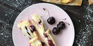 Beitragsbild des Blogbeitrags Kirschstrudel mit Vanille