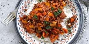 Beitragsbild des Blogbeitrags Kürbis con Carne 