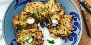 Beitragsbild des Blogbeitrags Kartoffelrösti aus dem Backrohr 