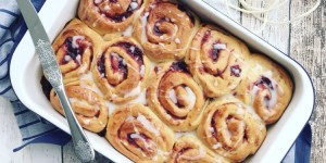 Beitragsbild des Blogbeitrags Zwetschken Schnecken