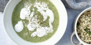 Beitragsbild des Blogbeitrags Brokkolisuppe mit Ebly