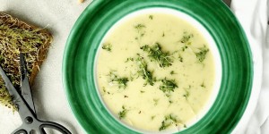 Beitragsbild des Blogbeitrags Kartoffel Kresse Suppe 