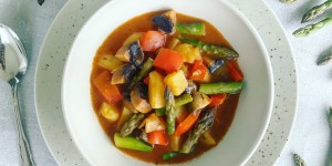 Beitragsbild des Blogbeitrags Spargelgulasch