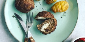 Beitragsbild des Blogbeitrags Hackbällchen mit Fetakäse