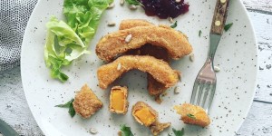 Beitragsbild des Blogbeitrags Vollkorn Kürbisschnitzel 