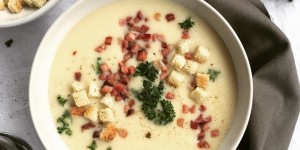 Beitragsbild des Blogbeitrags Kartoffel Rahm Suppe
