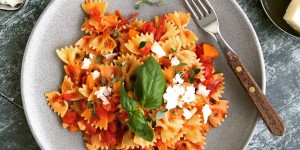 Beitragsbild des Blogbeitrags Nudeln mit Tomatensauce