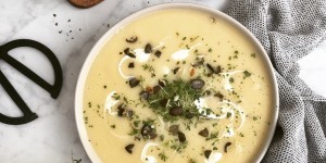 Beitragsbild des Blogbeitrags Pastinaken Kartoffel Suppe 