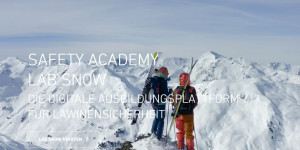 Beitragsbild des Blogbeitrags Online Schnee & Lawinen Ausbildung | ORTOVOX Safety Academy Snow