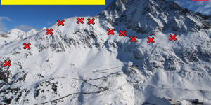 Beitragsbild des Blogbeitrags Lawinensprengungen in der Zwölferkogel Nordwand – eine Bitte der Lawinenkommission an alle Eiskletterer