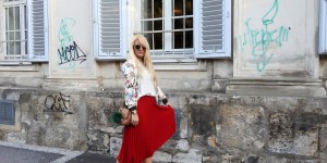 Beitragsbild des Blogbeitrags Floral Bomberjacket 