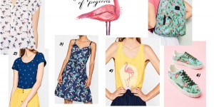 Beitragsbild des Blogbeitrags Über Flamingos und Blumenprints